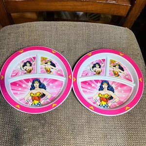 Wonder woman child’s plate